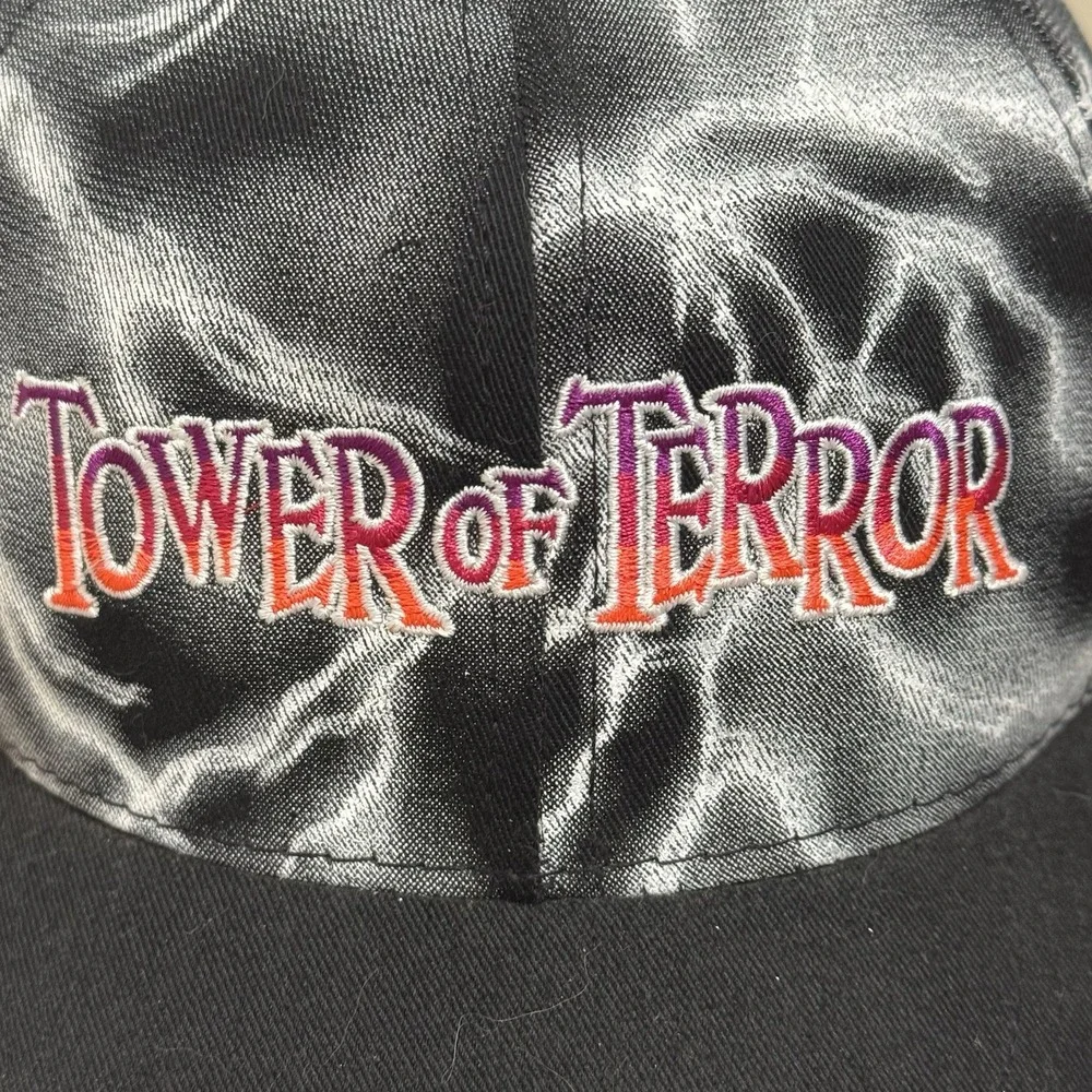 Vintage Disney Tower Of Terror SnapBack Hat 90s Amusement Park Ride Walt Disney